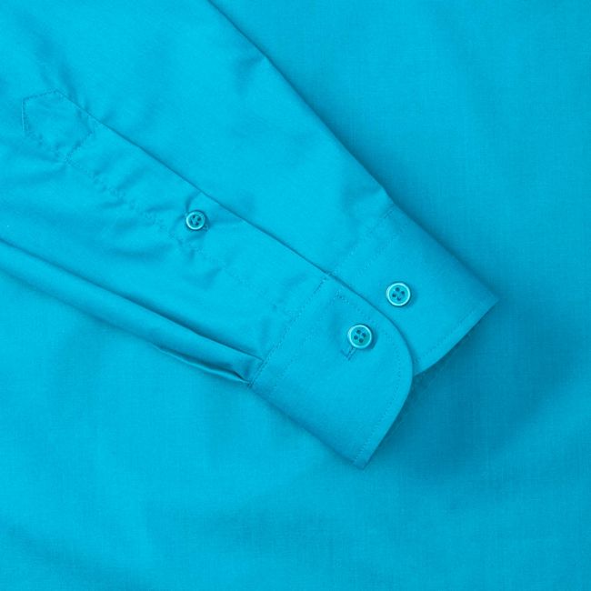Poplin shirt ls turquoise marimea 3xl
