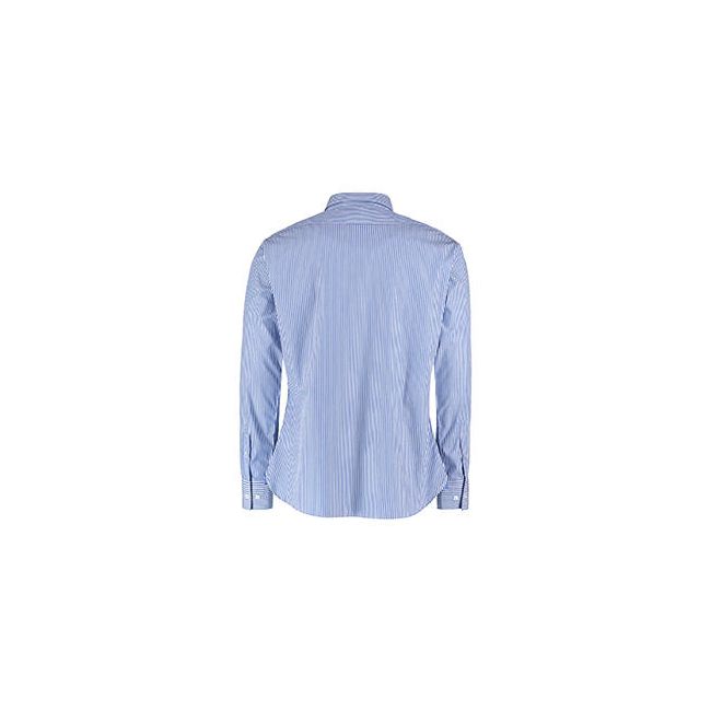 Tailored fit bengal stripe shirt ls mid blue/white marimea xs