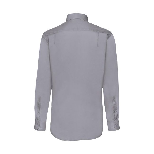 Oxford shirt long sleeve oxford grey marimea s