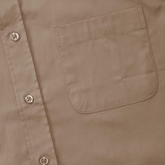 Short sleeve classic twill shirt zinc marimea m