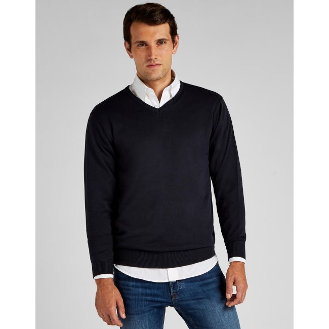Classic fit arundel v neck sweater graphite marimea 2xl