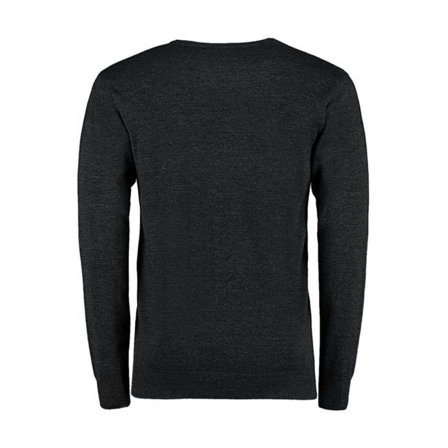 Classic fit arundel v neck sweater graphite marimea 2xl