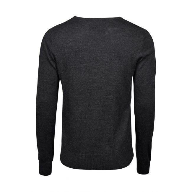Men's v-neck sweater dark grey marimea s