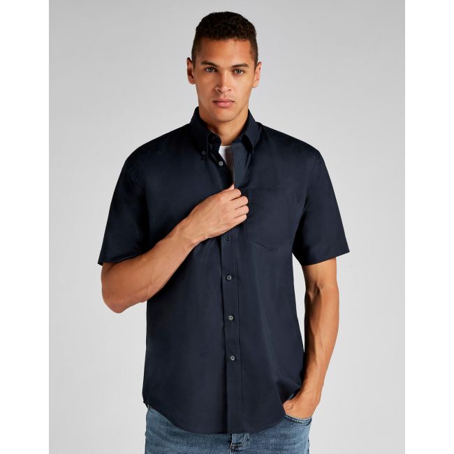 Classic fit workwear oxford shirt ssl black marimea m