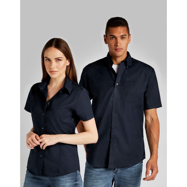 Classic fit workwear oxford shirt ssl black marimea s