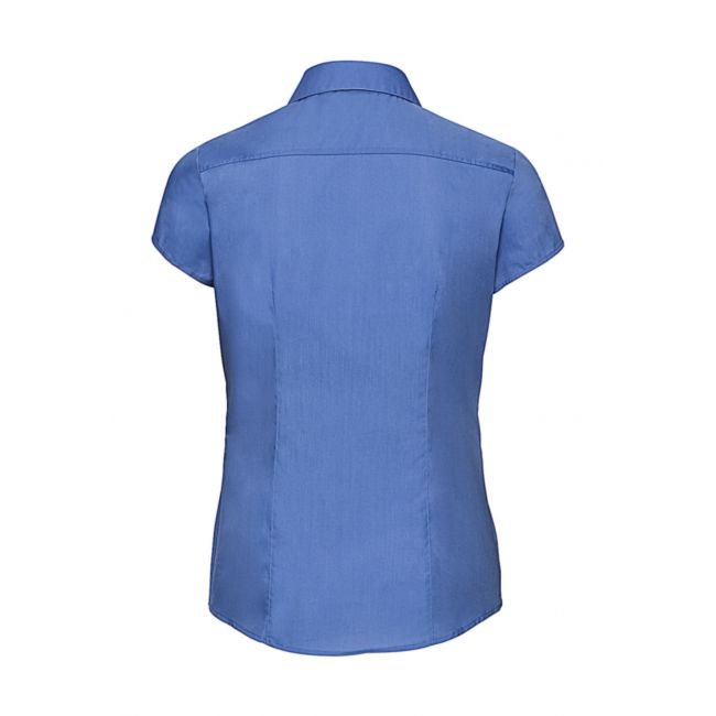 Ladies' fitted poplin shirt corporate blue marimea 3xl