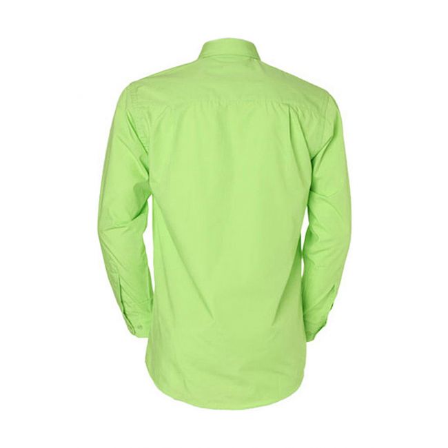 Classic fit workforce shirt lime marimea l