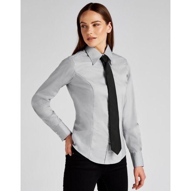 Women's tailored fit premium oxford shirt black marimea 5xl