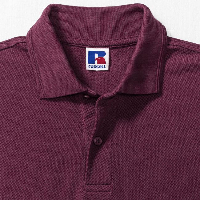 Hardwearing polo - up to 4xl burgundy marimea 3xl