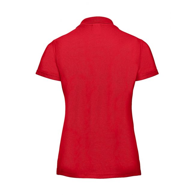 Ladies' classic polycotton polo bright red marimea xl