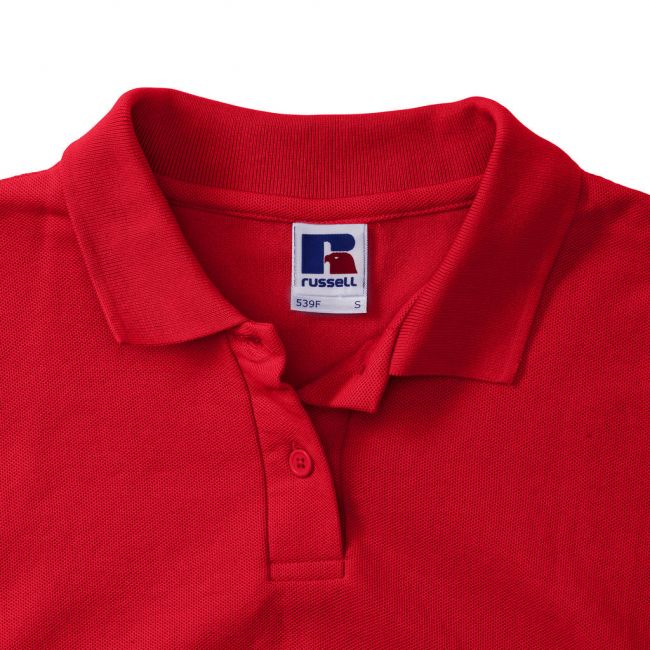 Ladies' classic polycotton polo classic red marimea s