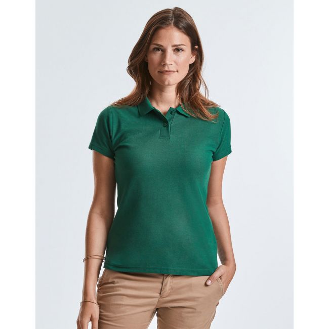 Ladies' classic polycotton polo french navy marimea l