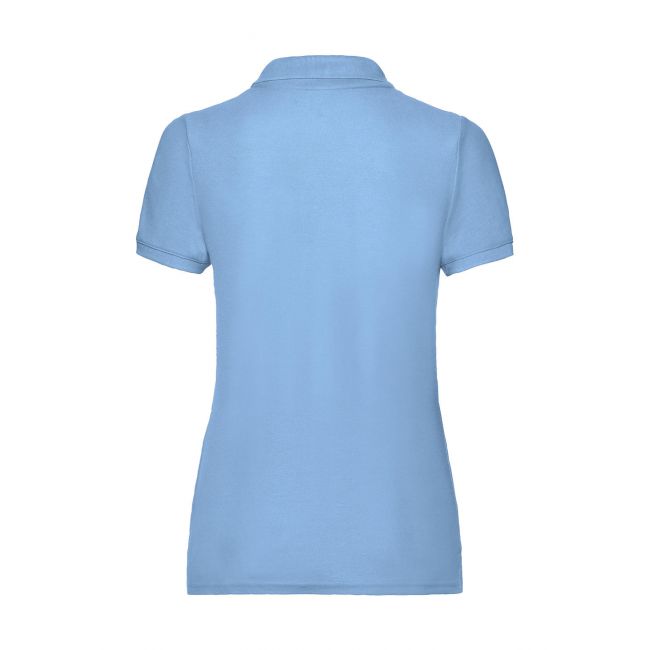 Ladies 65/35 polo retro heather royal marimea xs