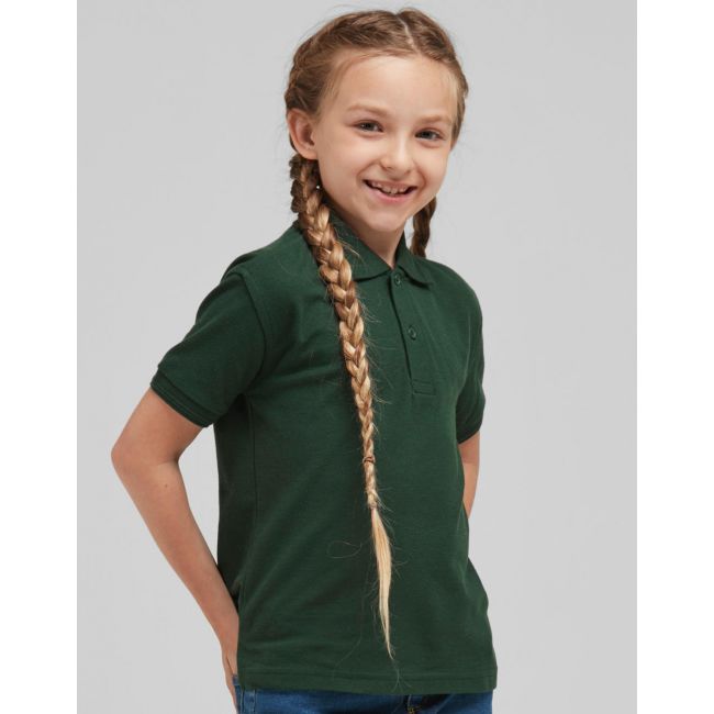 Kids' cotton polo light oxford marimea 152 (11-12/2xl)