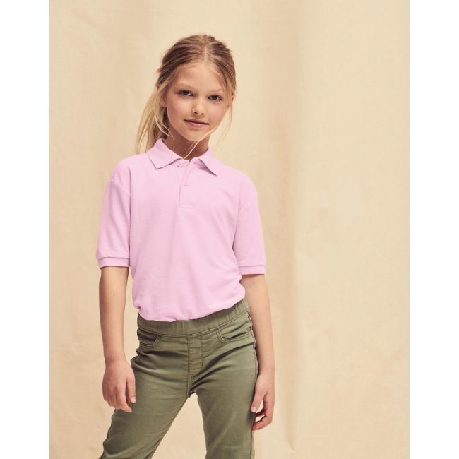 Kids 65/35 polo heather grey marimea 140 (9-11)