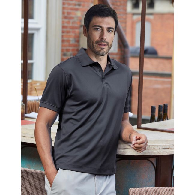 Performance polo dark grey marimea l