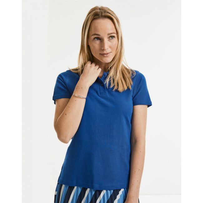 Ladies' ultimate cotton polo bright royal marimea xs