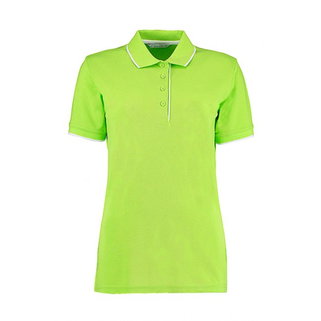 Women's classic fit essential polo lime/white marimea xs