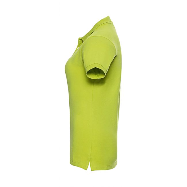 Ladies' fitted stretch polo lime marimea xs