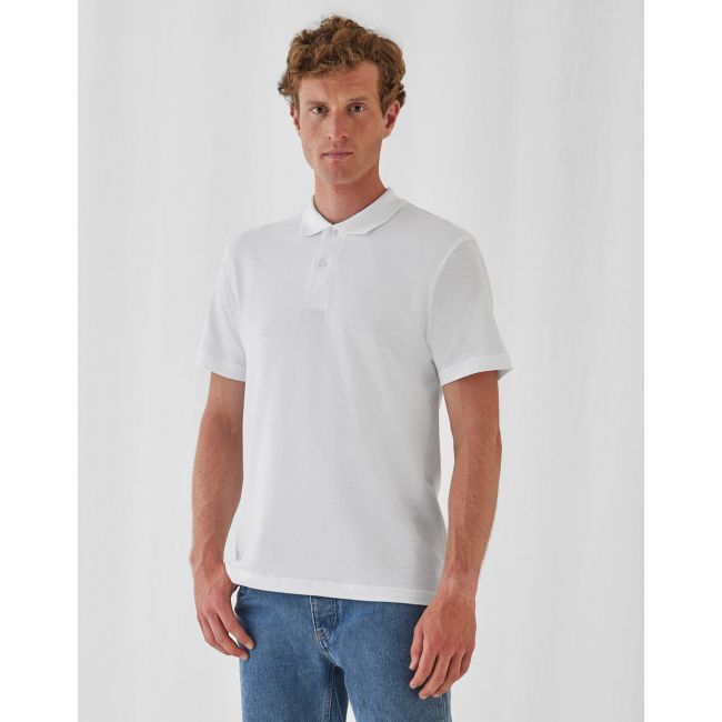 Id.001 piqué polo shirt white marimea s