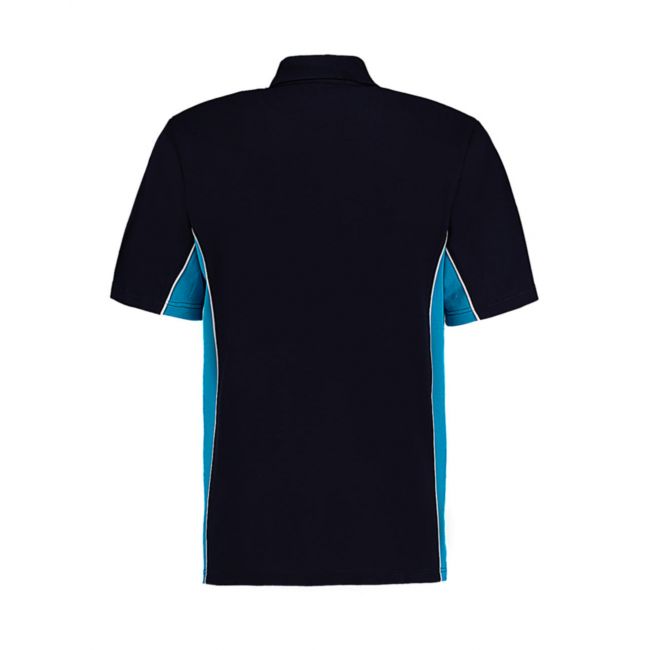 Classic fit track polo navy/light blue/white marimea s