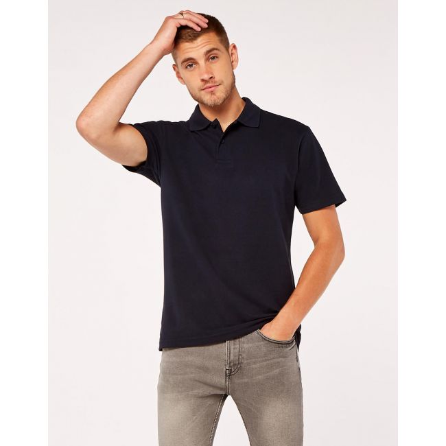 Men's regular fit workforce polo black marimea m