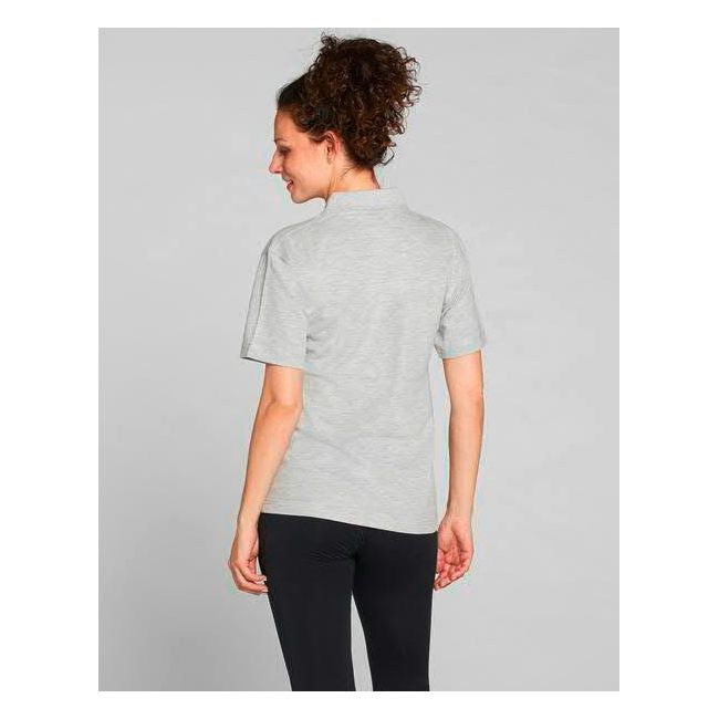 Unisex polo heather grey marimea 5xl