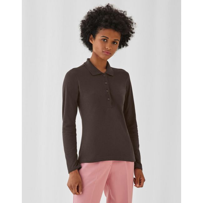 Safran pure lsl/women polo brown marimea xl