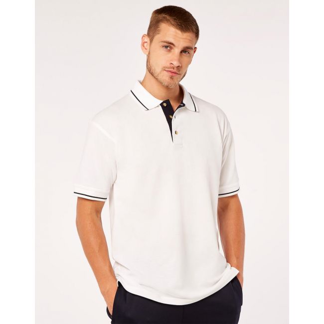 Men's classic fit st. mellion polo white/navy marimea 2xl