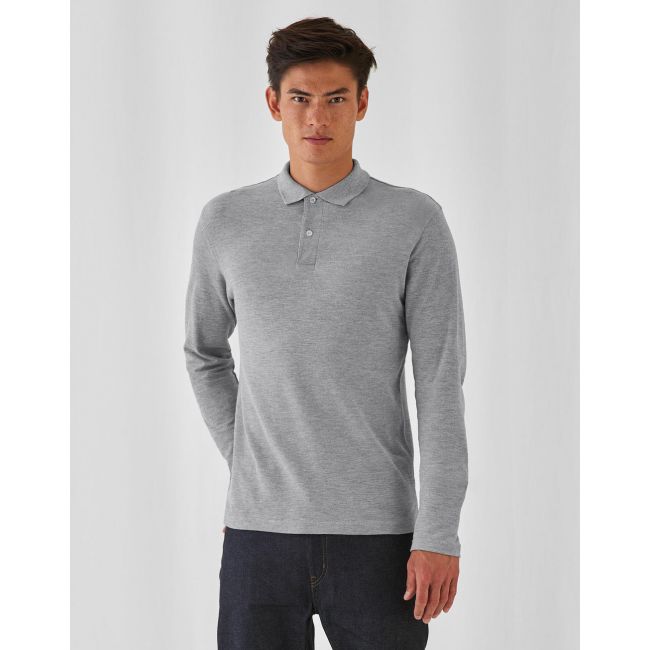 Id.001 lsl polo heather grey marimea 4xl