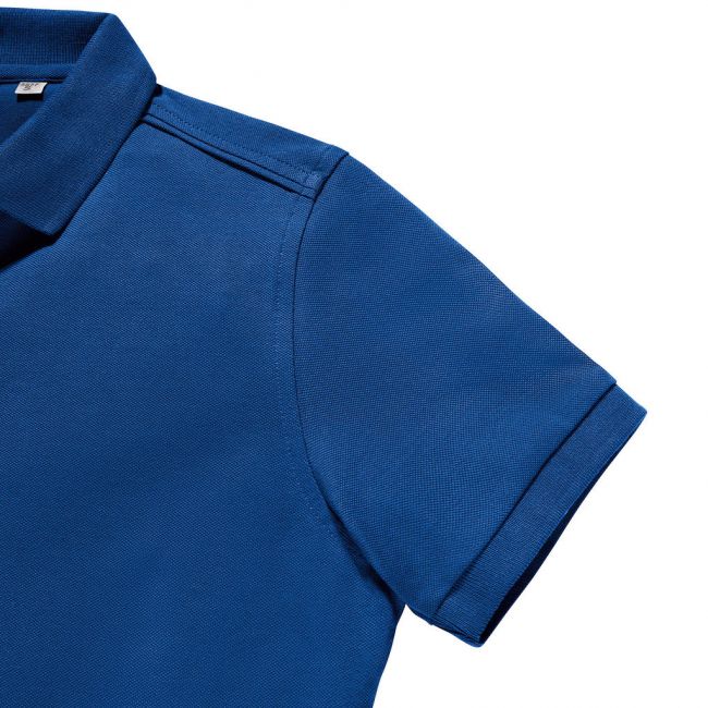 Ladies' tailored stretch polo bright royal marimea m