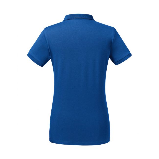 Ladies' tailored stretch polo bright royal marimea xs