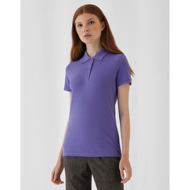 Organic inspire polo /women black marimea l