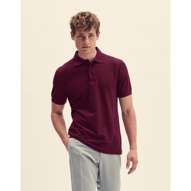 65/35 tailored fit polo burgundy marimea 2xl