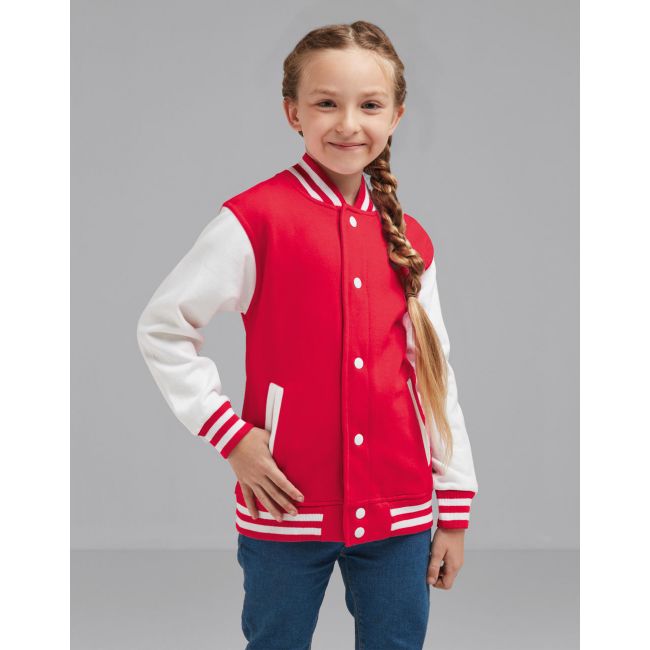 Junior varsity jacket black/charcoal marimea 7-8 (128)