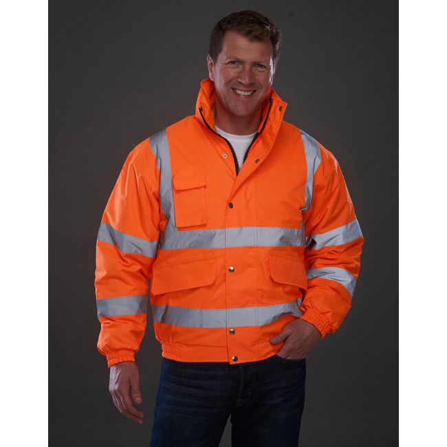 Fluo bomber jacket fluo orange marimea s