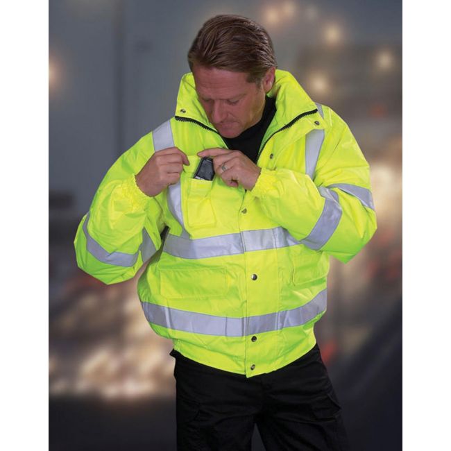 Fluo bomber jacket fluo yellow marimea 2xl