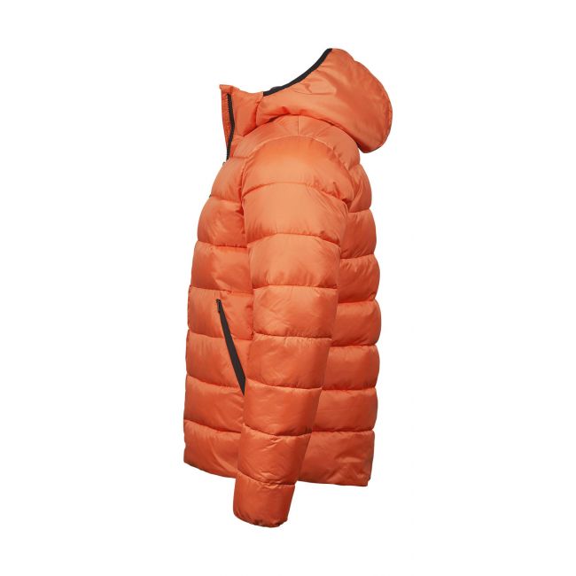 Lite hooded jacket dusty orange marimea 3xl