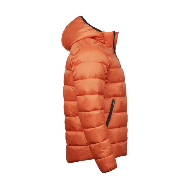 Lite hooded jacket dusty orange marimea l