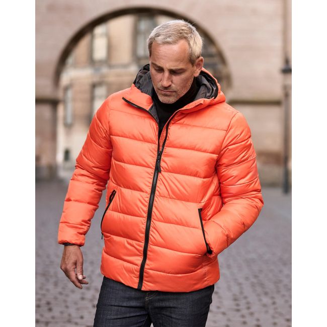 Lite hooded jacket dusty orange marimea m