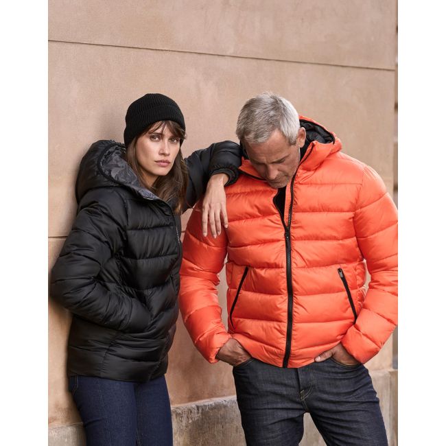 Lite hooded jacket dusty orange marimea m