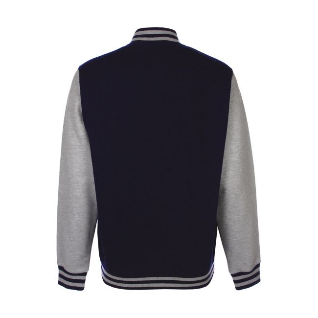 Varsity jacket navy/sport grey marimea m