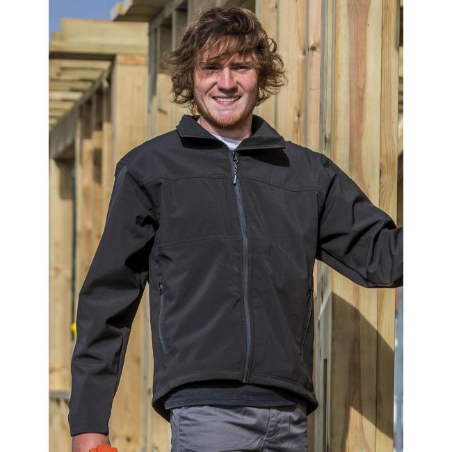 Men's classic softshell jacket azure marimea m