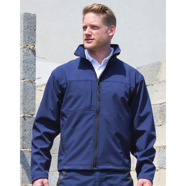 Men's classic softshell jacket navy marimea 3xl