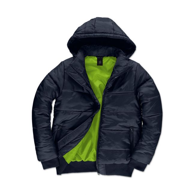 Superhood/men jacket dark grey/neon orange marimea s