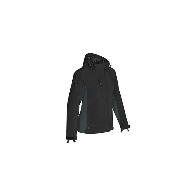 Ladies' atmosphere 3-in-1 jacket black/granite marimea xs