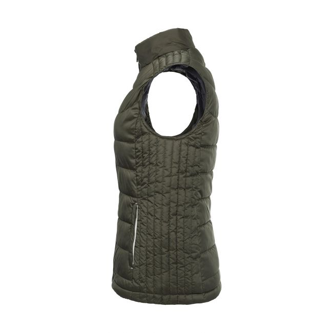 Ladies' nano bodywarmer dark olive marimea l