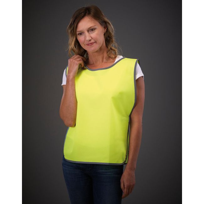 Fluo reflective border tabard grey marimea s/m