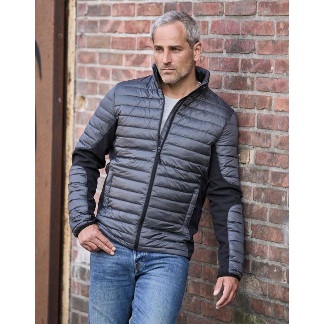 Crossover jacket space grey/black marimea m