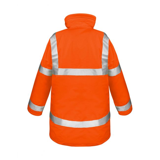 Safety jacket fluorescent orange marimea 2xl